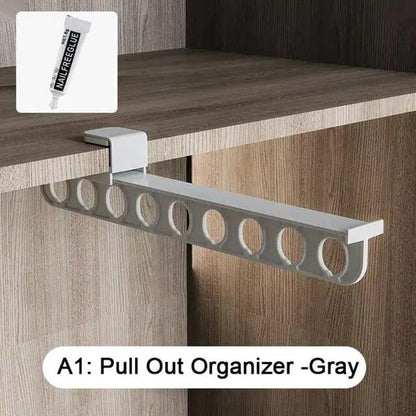 Lighteme Platzsparendes ausziehbares Schrank-Organisationssystem | 1 KAUFEN, 1 GRATIS ERHALTEN (2 STÜCK)