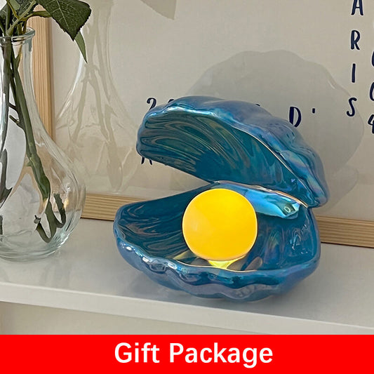 Lighteme Ceramic Shell Pearl Night Lamp