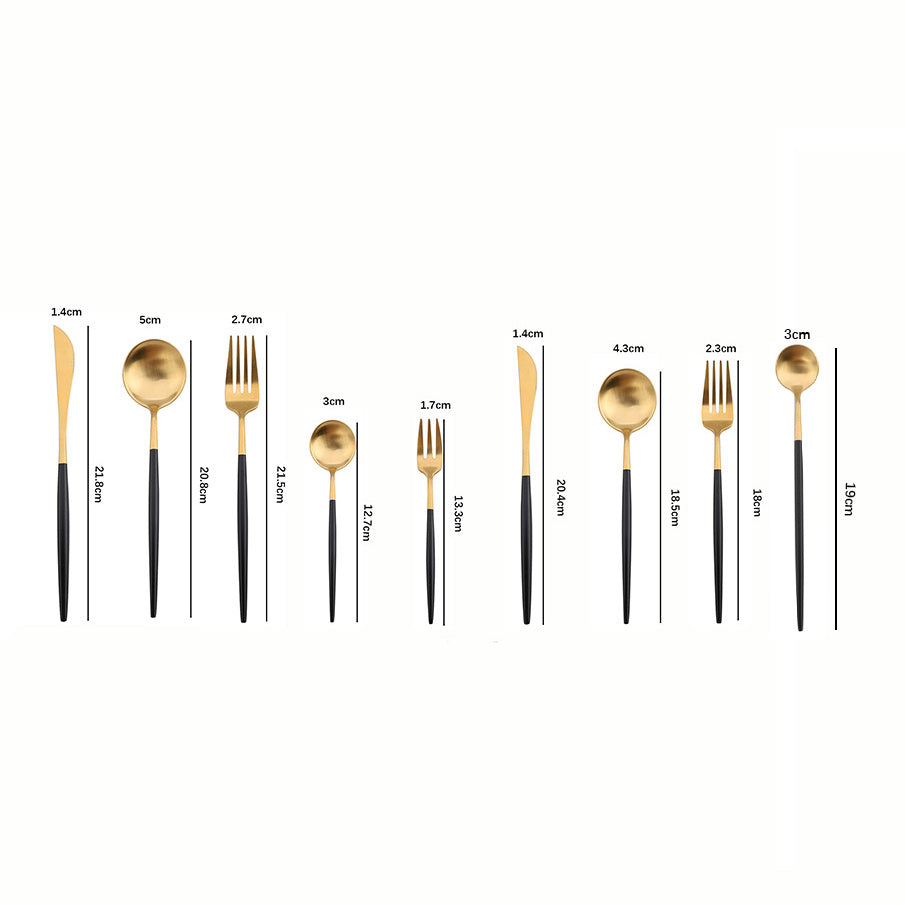 Ensemble de couverts classiques Lighteme 8 pièces
