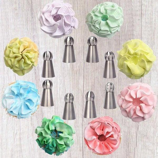 Lot de 9 douilles à pâtisserie Lighteme pour décoration de gâteaux