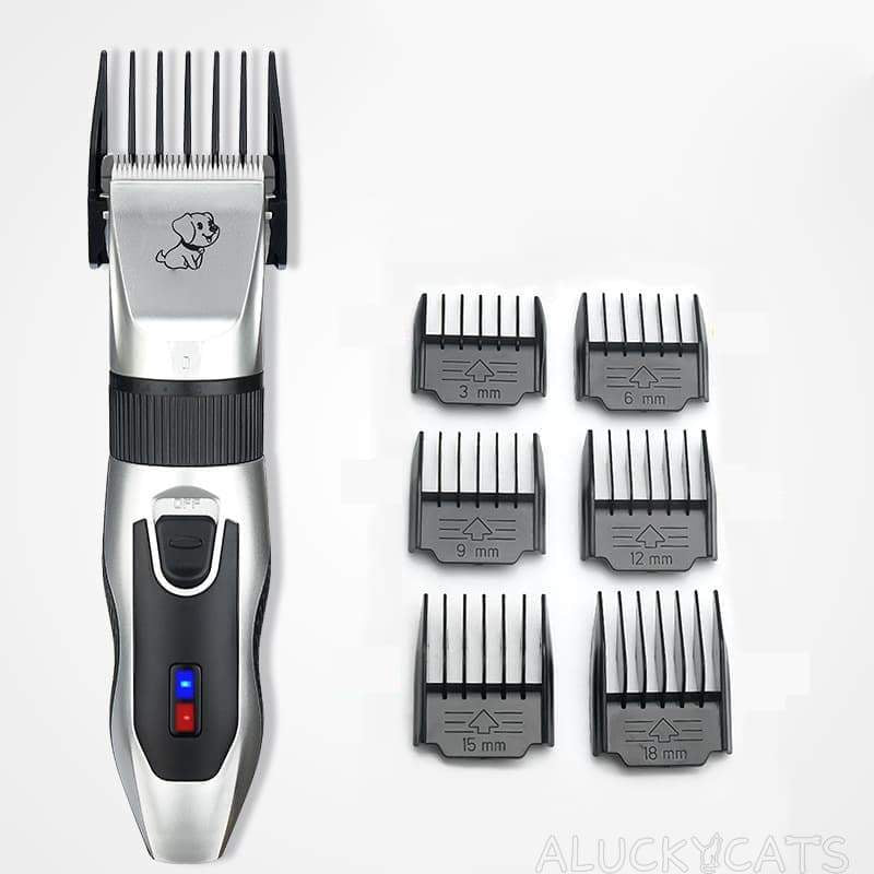 Ensemble de tondeuses à poils d'animaux professionnelles Lighteme LED