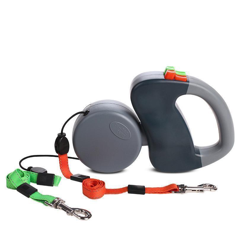 Laisse Lighteme pour deux chiens (3 couleurs)