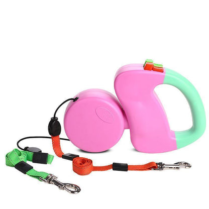 Laisse Lighteme pour deux chiens (3 couleurs)