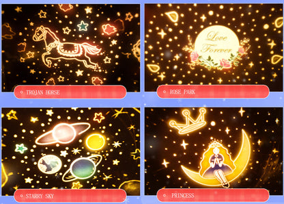 Lampe de projecteur Lighteme Carousel