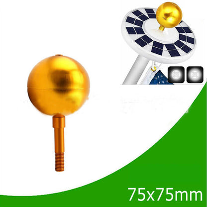 Lighteme Flagpole Solar Light 4640 Lumen 12000mAh Rechargeable Battery Flag Pole Light Solar Powered