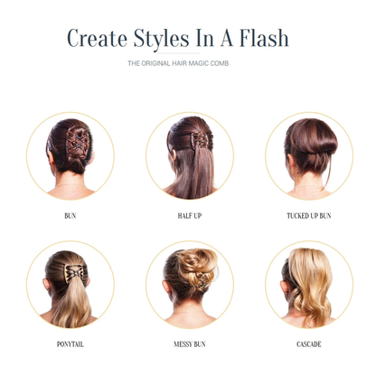 Flexible Schmetterlings-Haarspange von Lighteme (8 Farben und 8 Stile)