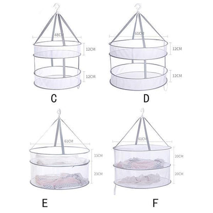 Lighteme Wäscheständer aus gefaltetem Netzgewebe (10 Ausführungen)