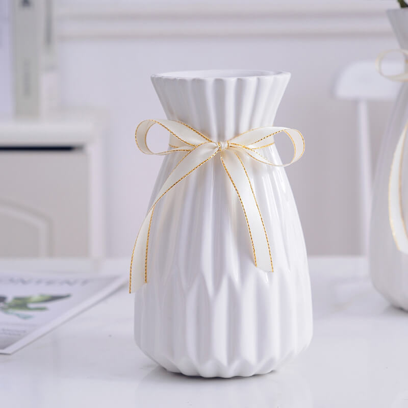 Lighteme Fashion Weiße Porzellanvase