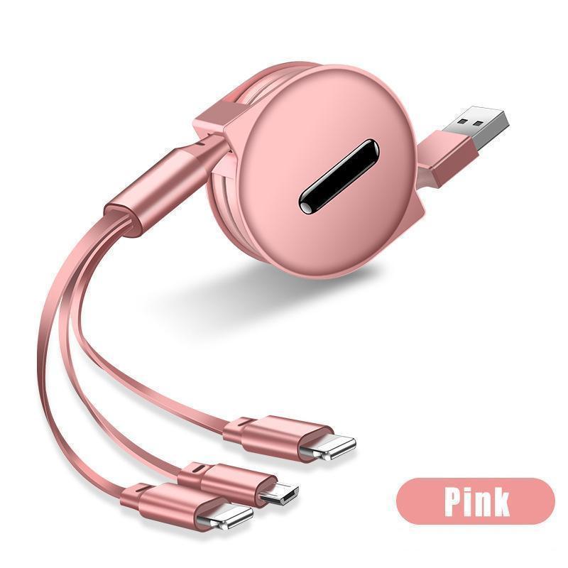 Lighteme 3 In 1 Telescopic Data Line (4 Colors)