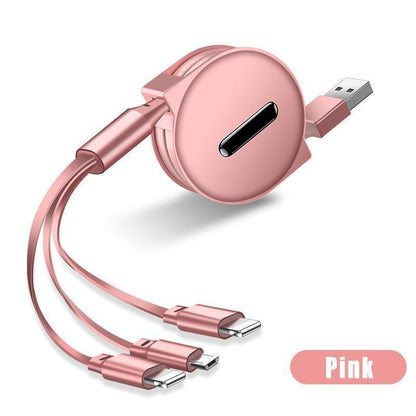 Lighteme 3 In 1 Telescopic Data Line (4 Colors)