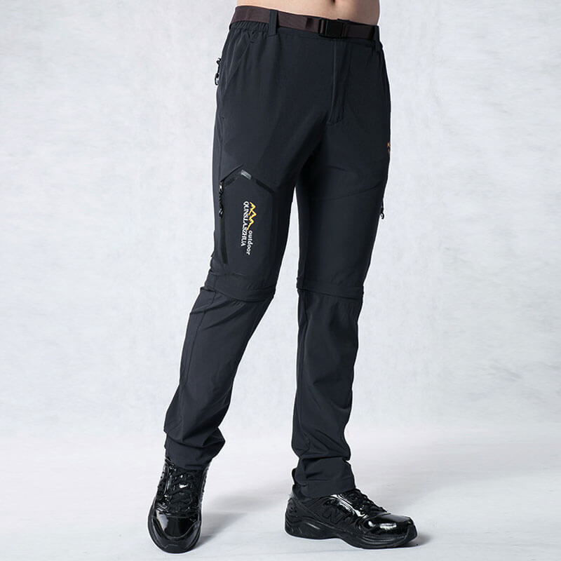 Pantalon et short d'extérieur à séchage rapide Lighteme - Pantalon de randonnée extensible avec deux sections détachables