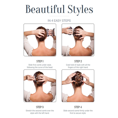 Flexible Schmetterlings-Haarspange von Lighteme (8 Farben und 8 Stile)