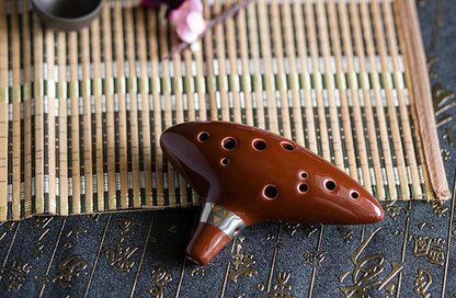 12 Hole Ocarina Alto C Flute legend of zelda ocarina Blue Green Brown Music Instrument - HLURU.SHOP