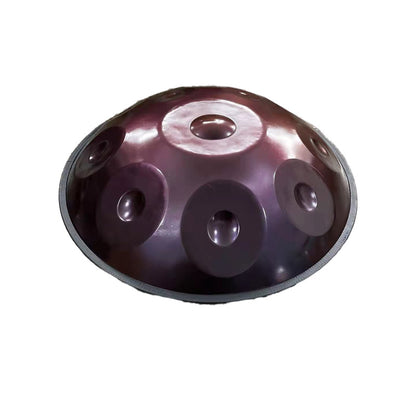 Handmade Customized HandPan Drum E La Sirena Scale 22 Inches 9/10/12 Notes High-end Nitride Steel Percussion Instrument, Available in 432 Hz and 440 Hz