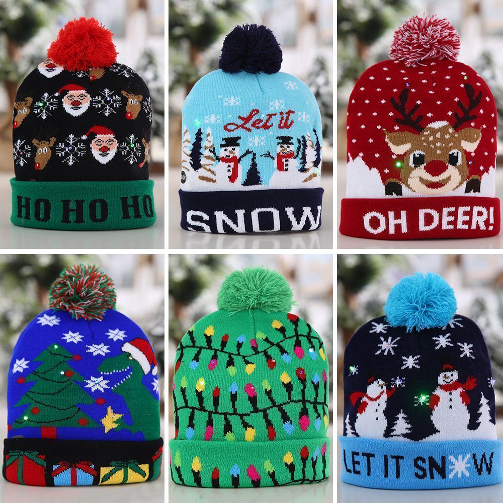 Ihrtrade Christmas LED Beanies