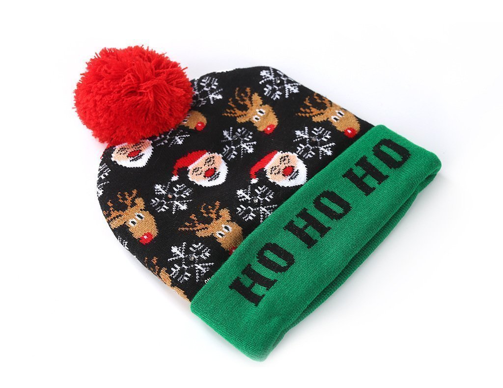 Ihrtrade Christmas LED Beanies