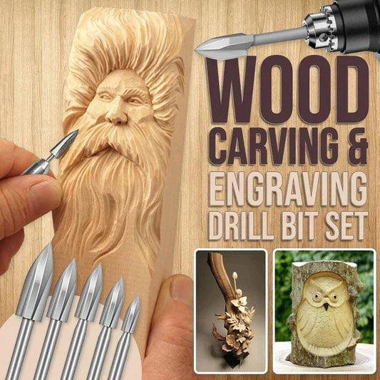 Ensemble de forets à graver Lighteme 5 tailles différentes 