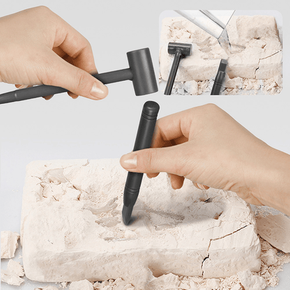 Kit de fouille de fossiles de dinosaures Lighteme pour enfants - Ensemble complet