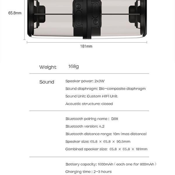 Lighteme TWS Magnetic Bluetooth Speaker (2 colors)