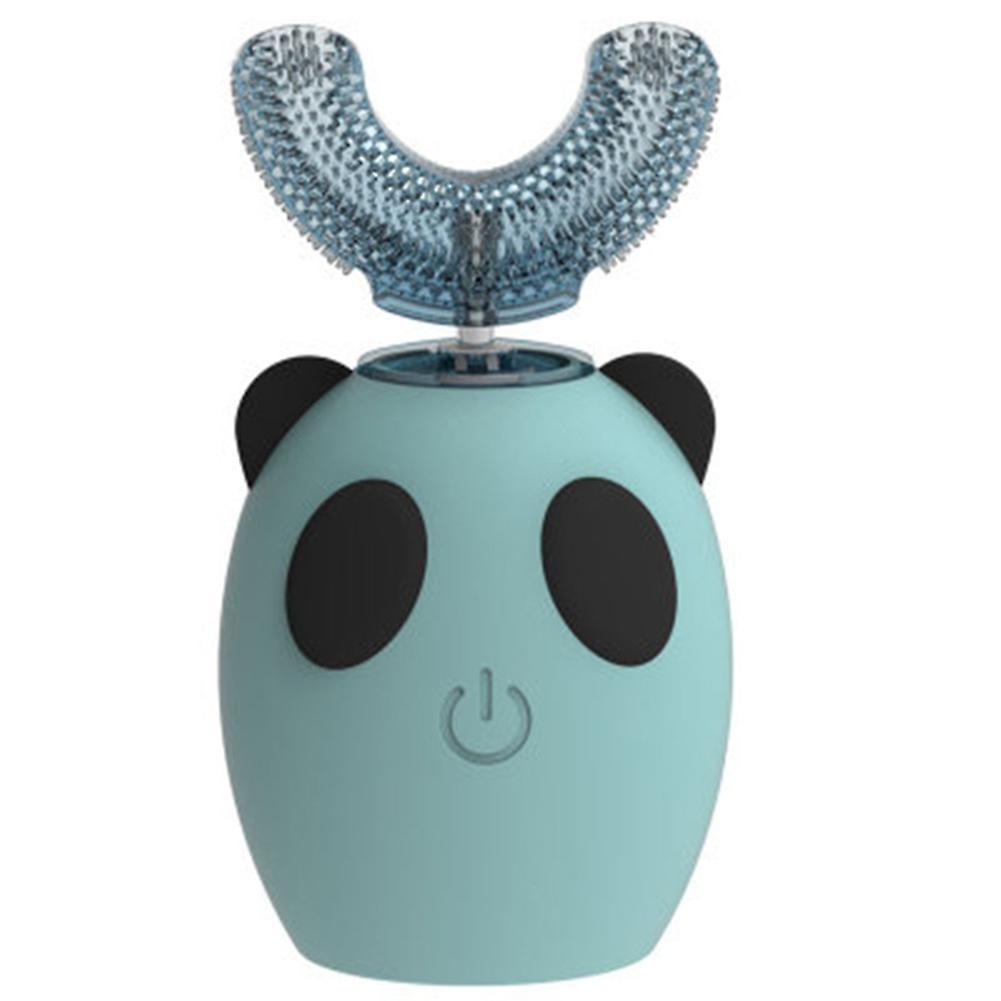 IHRnia Kids Cute Cartoon U-Shaped Electric Automatic Toothbrush,Colored Contact Lenses