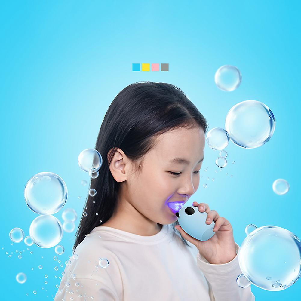 IHRnia Kids Cute Cartoon U-Shaped Electric Automatic Toothbrush,Colored Contact Lenses