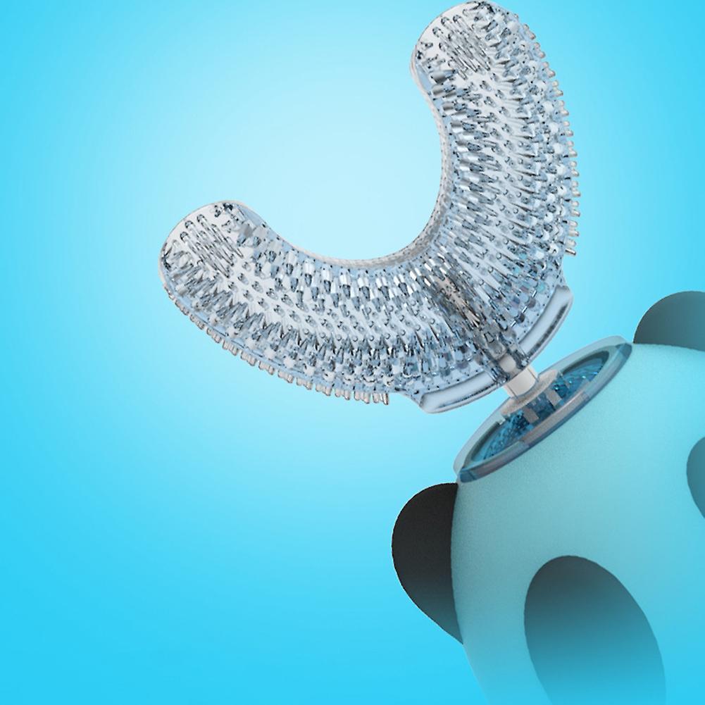 IHRnia Kids Cute Cartoon U-Shaped Electric Automatic Toothbrush,Colored Contact Lenses