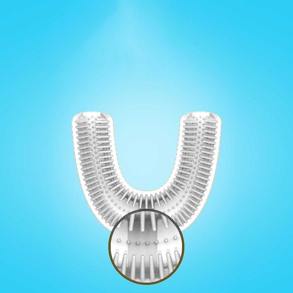 IHRnia Kids Cute Cartoon U-Shaped Electric Automatic Toothbrush,Colored Contact Lenses