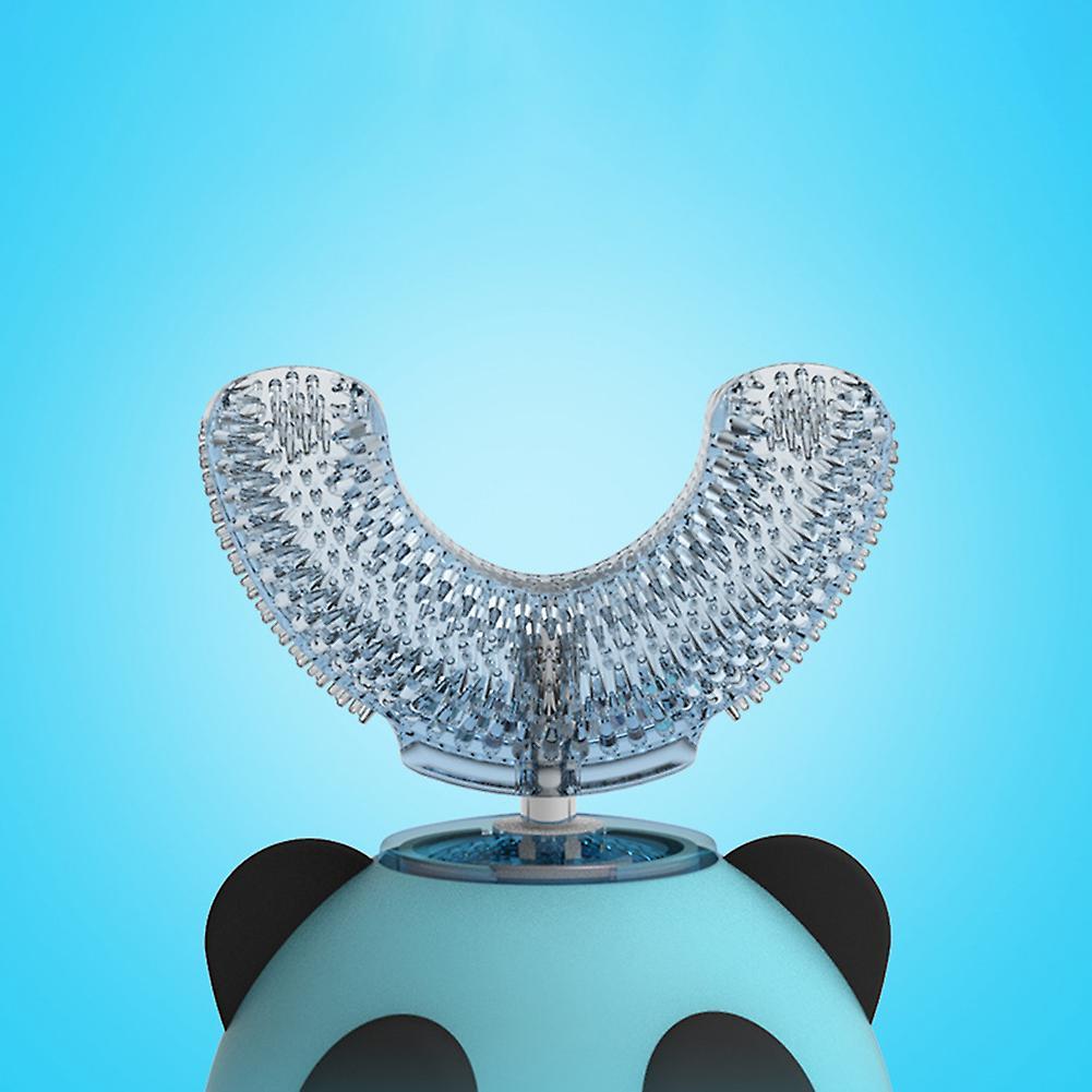 IHRnia Kids Cute Cartoon U-Shaped Electric Automatic Toothbrush,Colored Contact Lenses