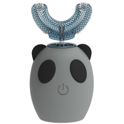 IHRnia Kids Cute Cartoon U-Shaped Electric Automatic Toothbrush,Colored Contact Lenses