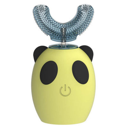 IHRnia Kids Cute Cartoon U-Shaped Electric Automatic Toothbrush,Colored Contact Lenses