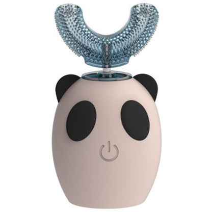 IHRnia Kids Cute Cartoon U-Shaped Electric Automatic Toothbrush,Colored Contact Lenses