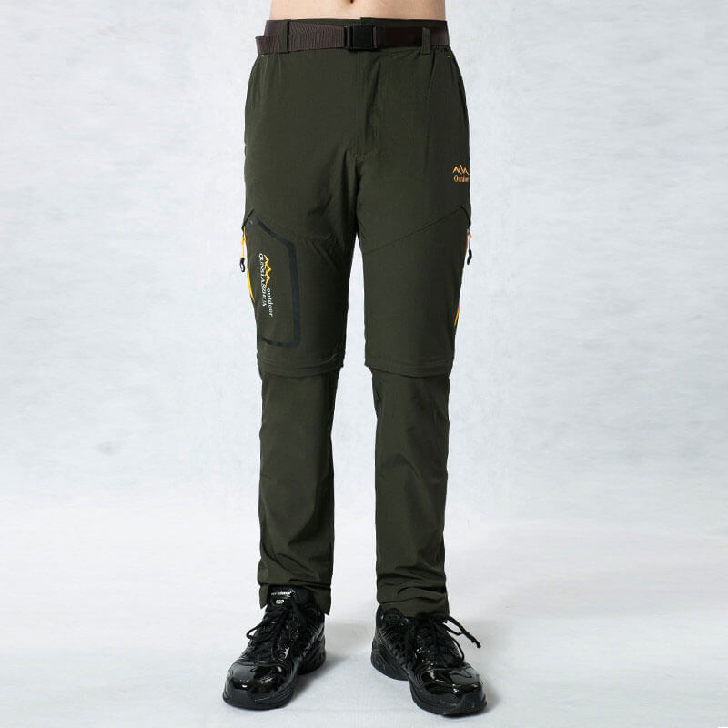 Pantalon et short d'extérieur à séchage rapide Lighteme - Pantalon de randonnée extensible avec deux sections détachables