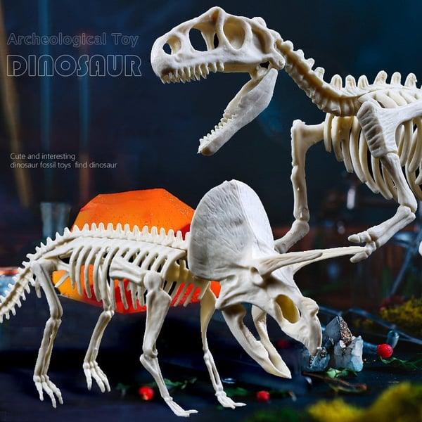 Kit de fouille de fossiles de dinosaures Lighteme pour enfants - Ensemble complet