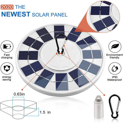 Lighteme Flagpole Solar Light 4640 Lumen 12000mAh Rechargeable Battery Flag Pole Light Solar Powered