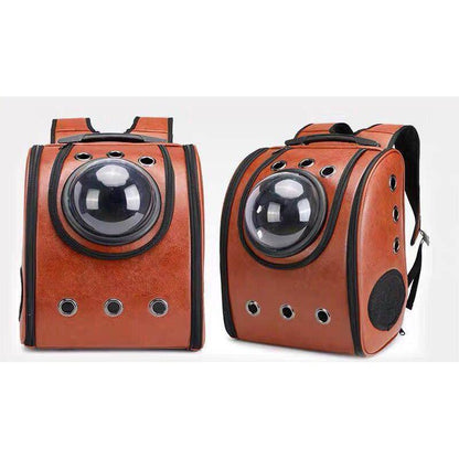 Lighteme PU Rucksack Raumkapsel Kleine Katze tragen (4 Farben)