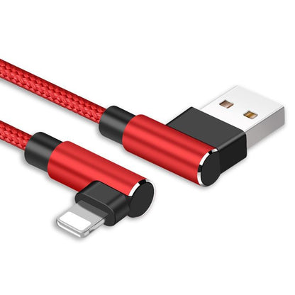 Ihrtrade Titan Unbreakable 90 Degree Plug Fast Charging Cable (3 Colors & 4 Sizes) | ihrtrade.tw