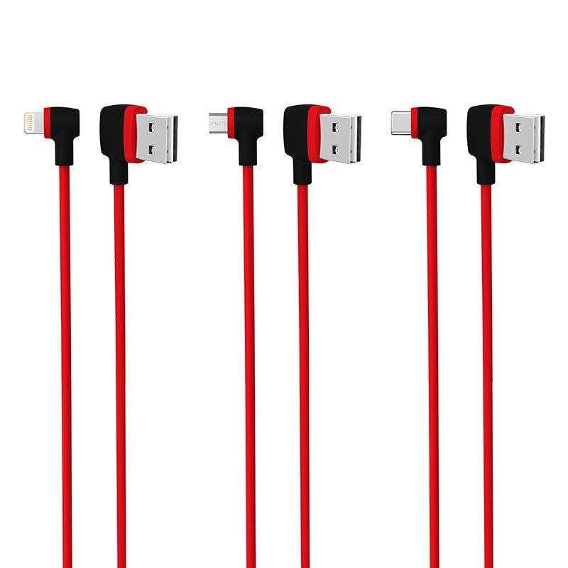 Ihrtrade Titan Unbreakable 90 Degree Plug Fast Charging Cable (Include 2PCS & 3PCS)