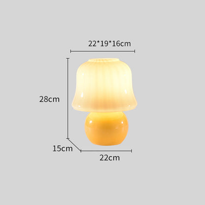 Lampe de table Lighteme en forme de champignon