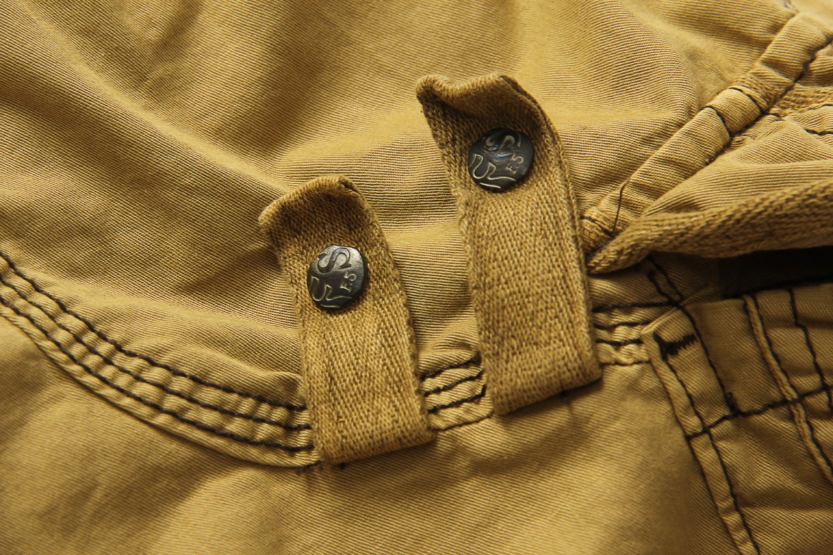 Ihrtrade - Washed Soft Cotton Cloth Men Cargo Tactical Shorts Plus Size (5 Colors),USB C Charger