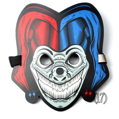 Ihrtrade Voice-activated Halloween Scary Mask (20 Types)