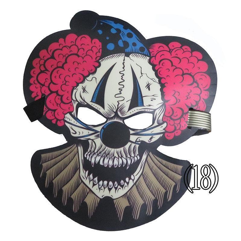 Ihrtrade Voice-activated Halloween Scary Mask (20 Types)