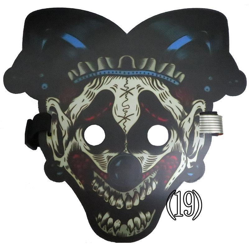Ihrtrade Voice-activated Halloween Scary Mask (20 Types)