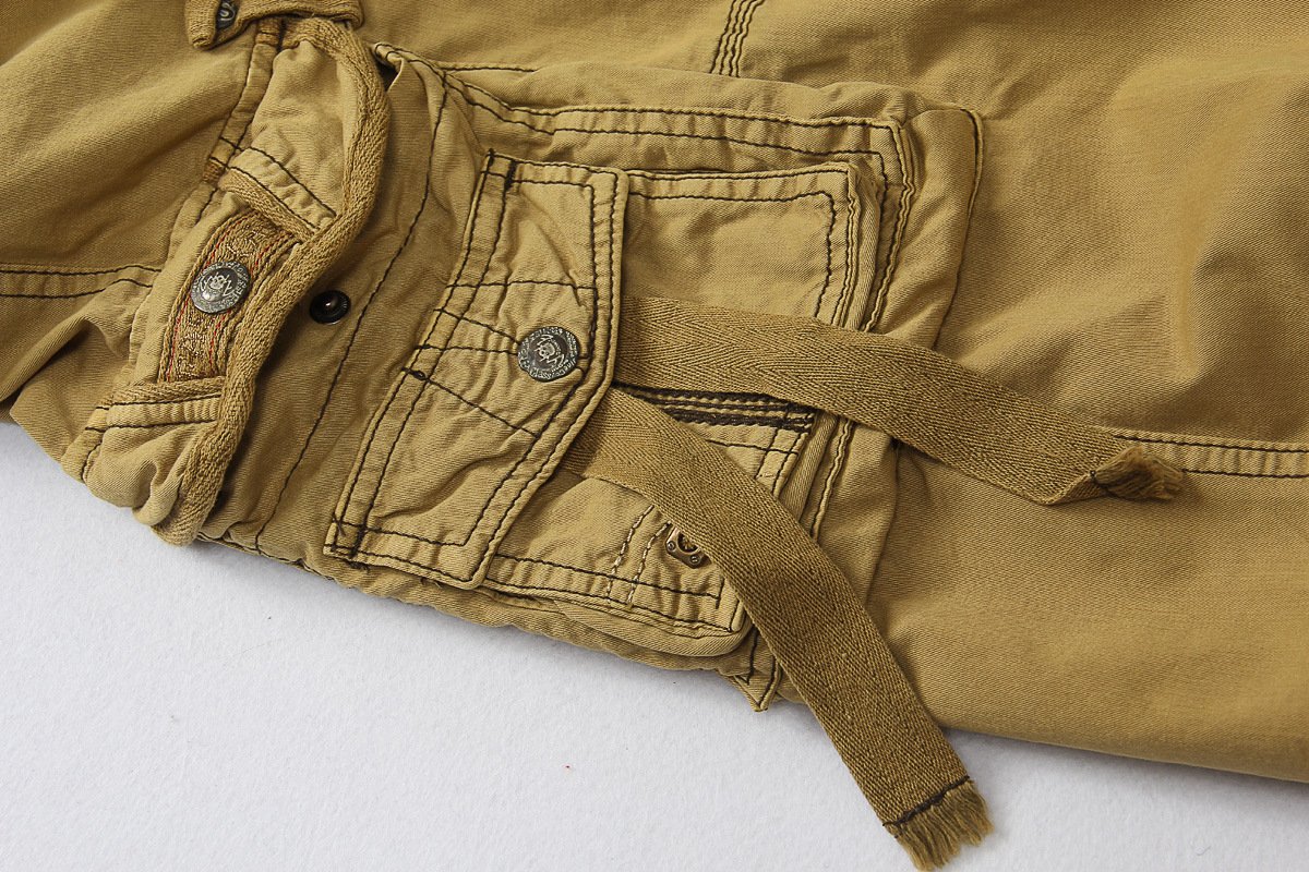 Ihrtrade - Washed Soft Cotton Cloth Men Cargo Tactical Shorts Plus Size (5 Colors),USB C Charger