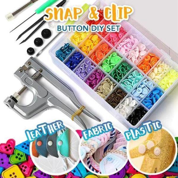 Ihrtrade Snap Button DIY Set (150 Pcs Set)