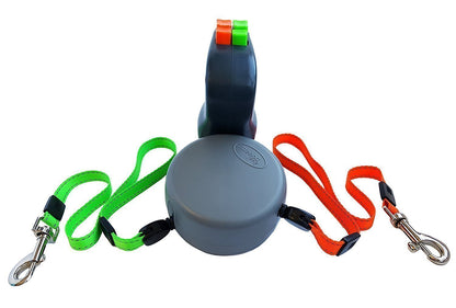 Laisse Lighteme pour deux chiens (3 couleurs)