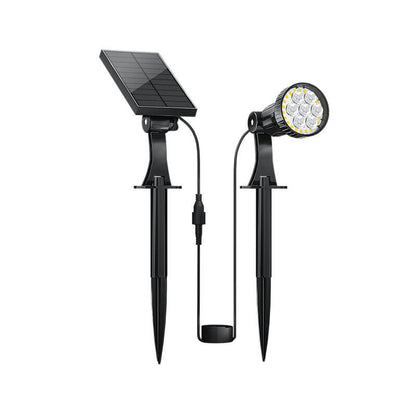 Projecteur solaire à LED Lighteme 100 lumens avec poteau (2 pièces)