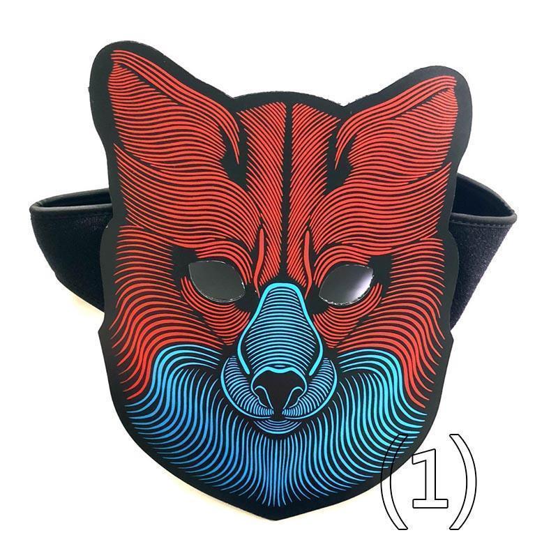 Ihrtrade Voice-activated Halloween Scary Mask (20 Types)