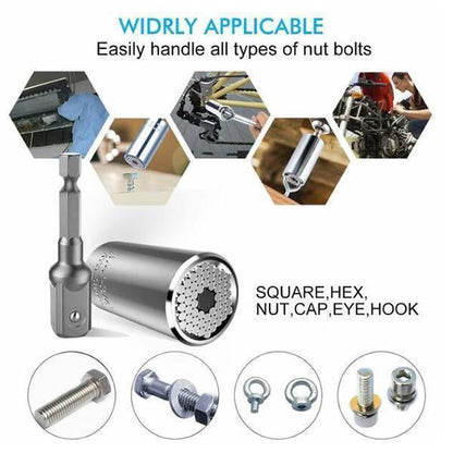 Jeu de clés multifonctions universelles Lighteme (3 types)