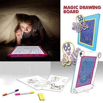 Lighteme 3D Magic Zeichenblock (2 Farben)