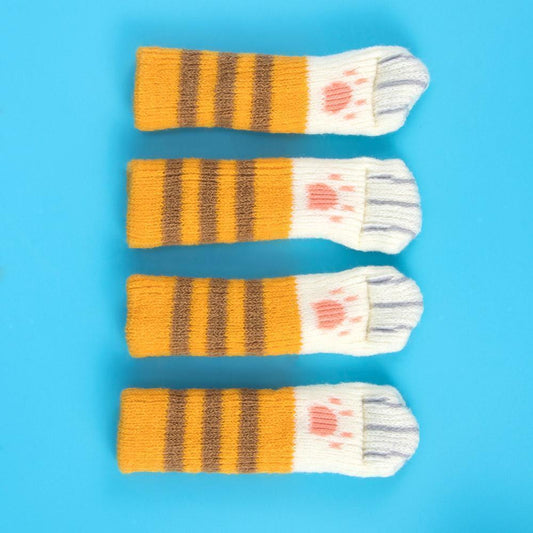 Lighteme Cat Socks Desk Chair Leg Protectors (4 colors)